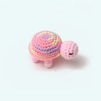 Häkeltier Schildkröte Rosa