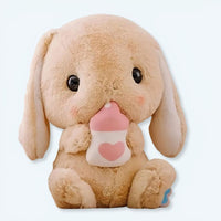 Hase Kuscheltier Mit Fläschchen 30 cm