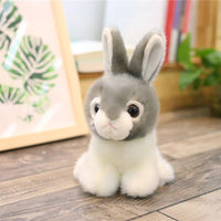 Hase Stofftier Lapereau gris