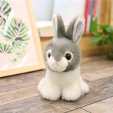 Hase Stofftier Lapereau gris