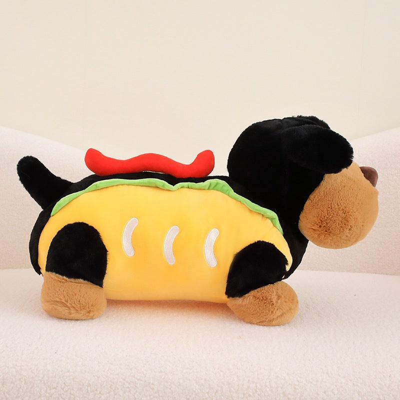 Hot Dog Hund Kuscheltier 55 cm