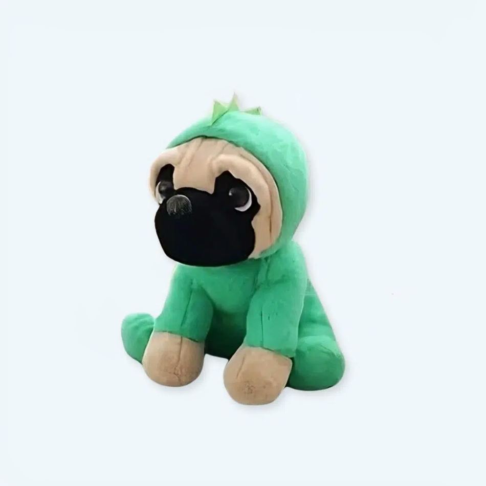 Hund Kuscheltier Im Dinokostüm
