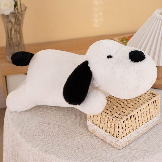 Hund Kuscheltier Schwarz Und Weiß