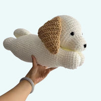 Hunde Kuschelkissen Gehäkelt