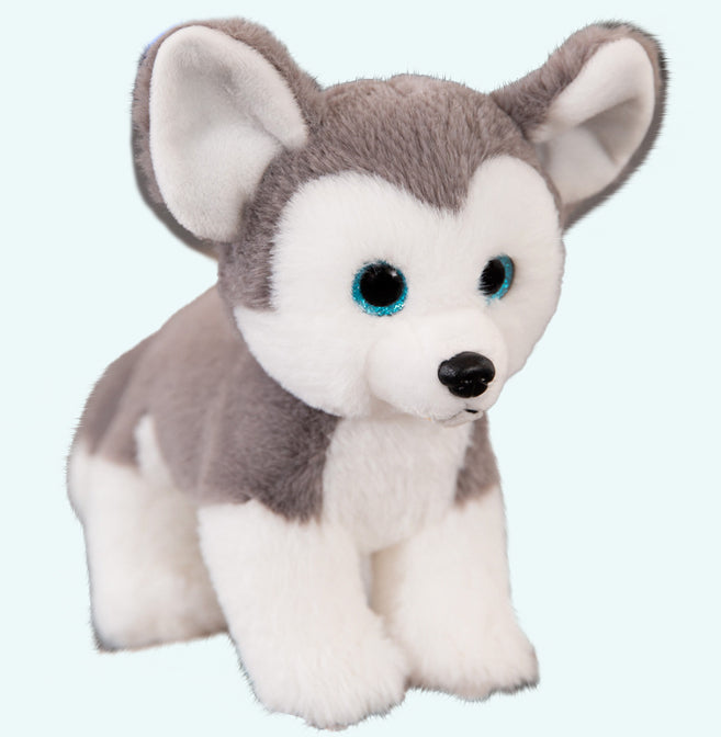 Husky Plüschtier Grau