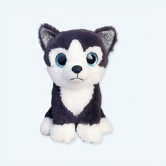 Husky Plüschtier Schwarz