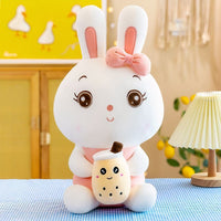 Kawaii Hasen Kuscheltier Mit Bubble Tea 50 cm