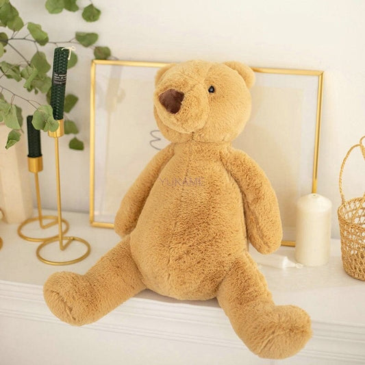 Kleiner Brauner Teddybär Sitzend