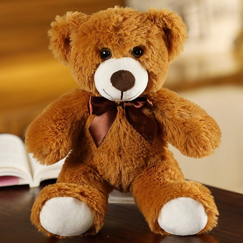 Kleiner Süßer Teddybär Dunkelbraun