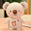 Koala Kuscheltier Mit Erdbeer-Bubble-Tea