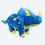 Dino Kuscheltier Kuschelig Blau