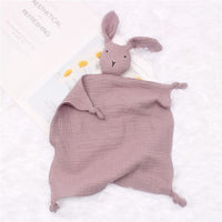 Kuscheltier Hase Aus Musselin Lila