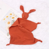 Kuscheltier Hase Aus Musselin Rot