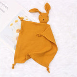 Kuscheltier Hase Aus Musselin Orange