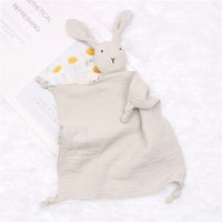 Kuscheltier Hase Aus Musselin Grau