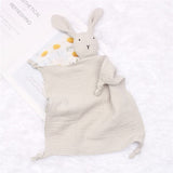 Kuscheltier Hase Aus Musselin Grau
