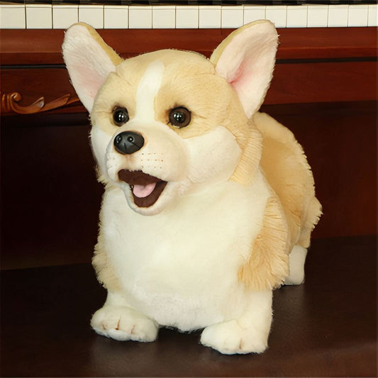 Kuscheltier Hund Weich Beige