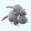 Kuscheltier Maus Grau Mit Langem Schwanz