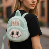 Labubu Style Rucksack Aus Plüsch
