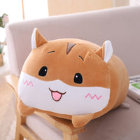 Lächelnder Brauner Hamster Kuscheltier 90 cm