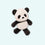Laufendes Kuscheltier Panda