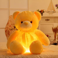 Leuchtender Teddybär Gelb