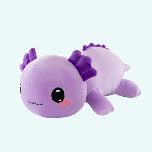 Liegendes Axolotl Kuscheltier