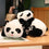 Panda Kuscheltier Liegend