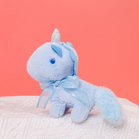 Mini Einhorn Kuscheltier Blau