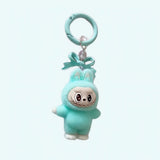 Mini Labubu Plüschfigur Schlüsselanhänger Mit Schleife