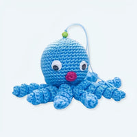 Oktopus Kuscheltier Blau