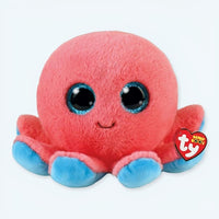 Oktopus Kuscheltier Korallenrot