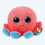 Oktopus Kuscheltier Korallenrot