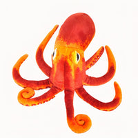 Oktopus Kuscheltier Orange Realistisch 50 cm