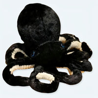 Oktopus Kuscheltier Schwarz 45 cm