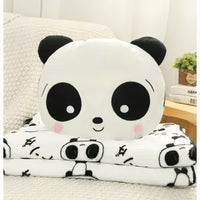 Panda Kuscheltier Mit Kuscheldecke