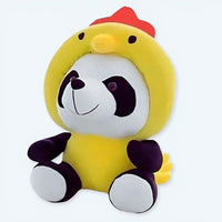 Panda Kuscheltier Verkleidet Als Huhn 40 cm