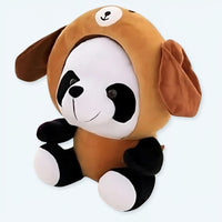 Panda Kuscheltier Verkleidet Als Hund 40 cm