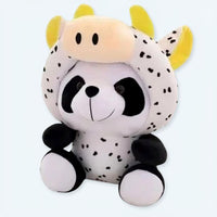 Panda Kuscheltier Verkleidet Als Kuh 40 cm