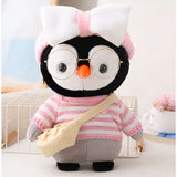 Pinguin Kuscheltier Mit Rosa Strickpullover