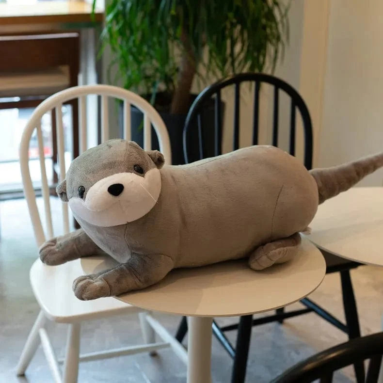 Plüsch Otter Grau 80 cm