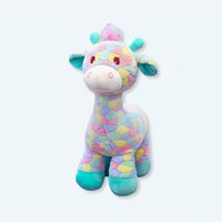 Regenbogen Giraffe Kuscheltier Bunt