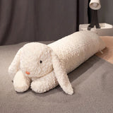 Riesen Hase Kuschelkissen Weiß