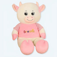 Riesen Kuh Kuscheltier Rosa