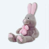 Riesen Kuschelhase Grau 100 cm