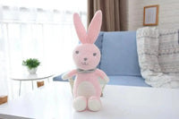 Rosa Häkelhase Kuscheltier Knitted rabbit