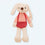 Kuscheltier Hase Rosa