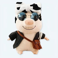 Rosa Schwein Kuscheltier Mit Schleife