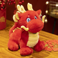 Roter Drache Kuscheltier