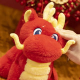 Roter Drache Kuscheltier